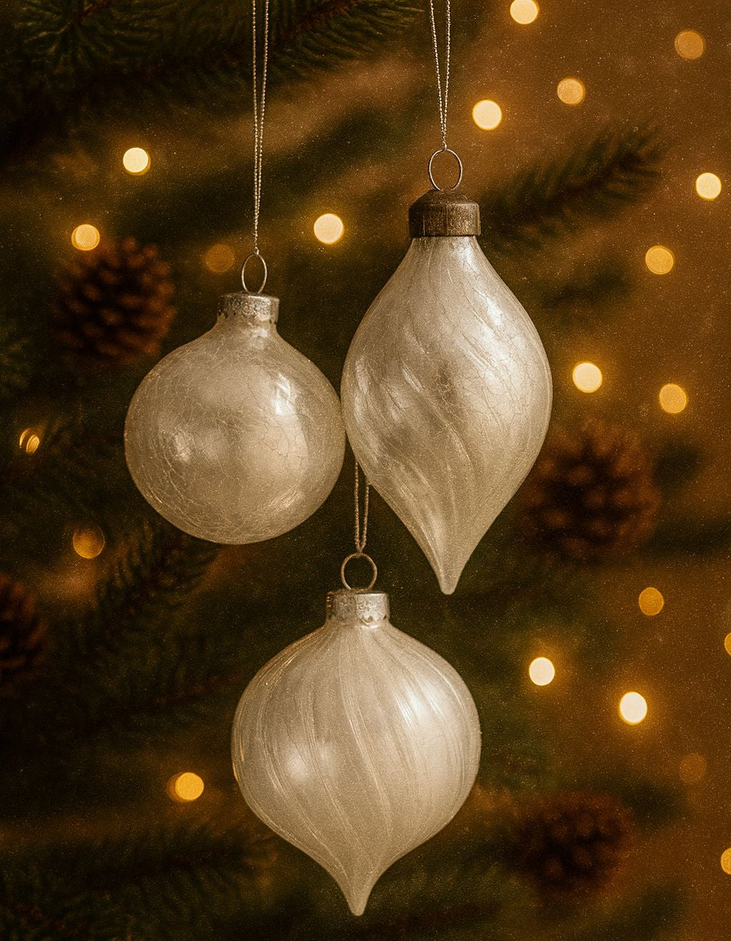 Boule de Noël Brilea, Lot de 3