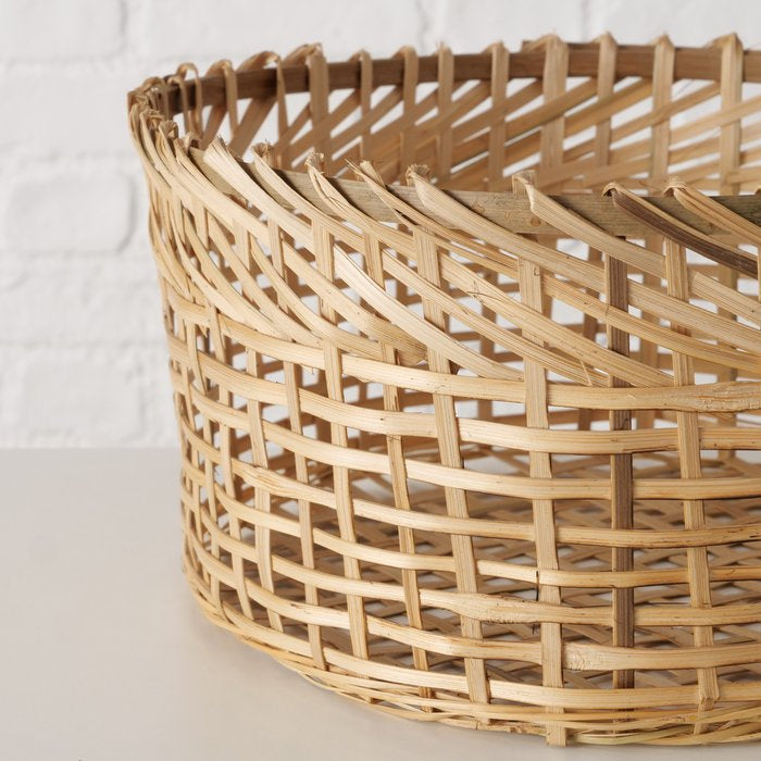 Panier Bando tressé en bambou- Trio fait main