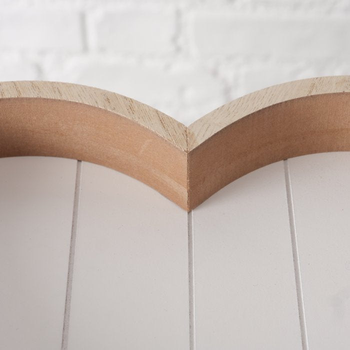 Plateau Herz décoratif cœur en bois - Deux coloris