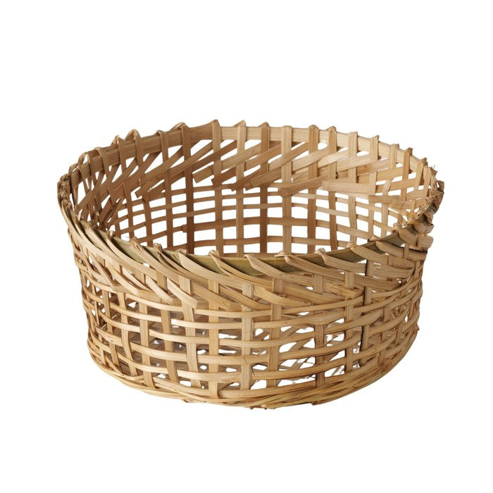 Panier Bando tressé en bambou- Trio fait main